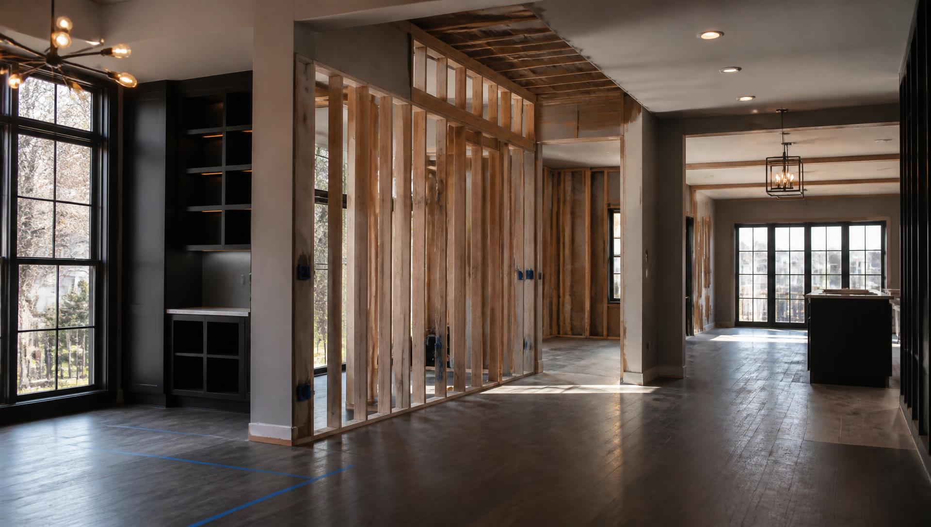 Indianapolis home renovation in progress by Creativeminds Construction